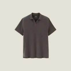 Discount Effen relaxed polo met korte mouwen en resortkraag Polo