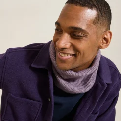 Outlet Effen snood in tricot Sjaal, Muts & Handschoenen