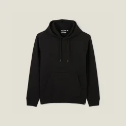 Shop Effen sweater met kap Sweater