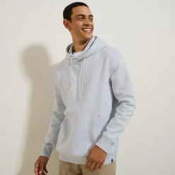 Online Effen sweater met kap Sweater