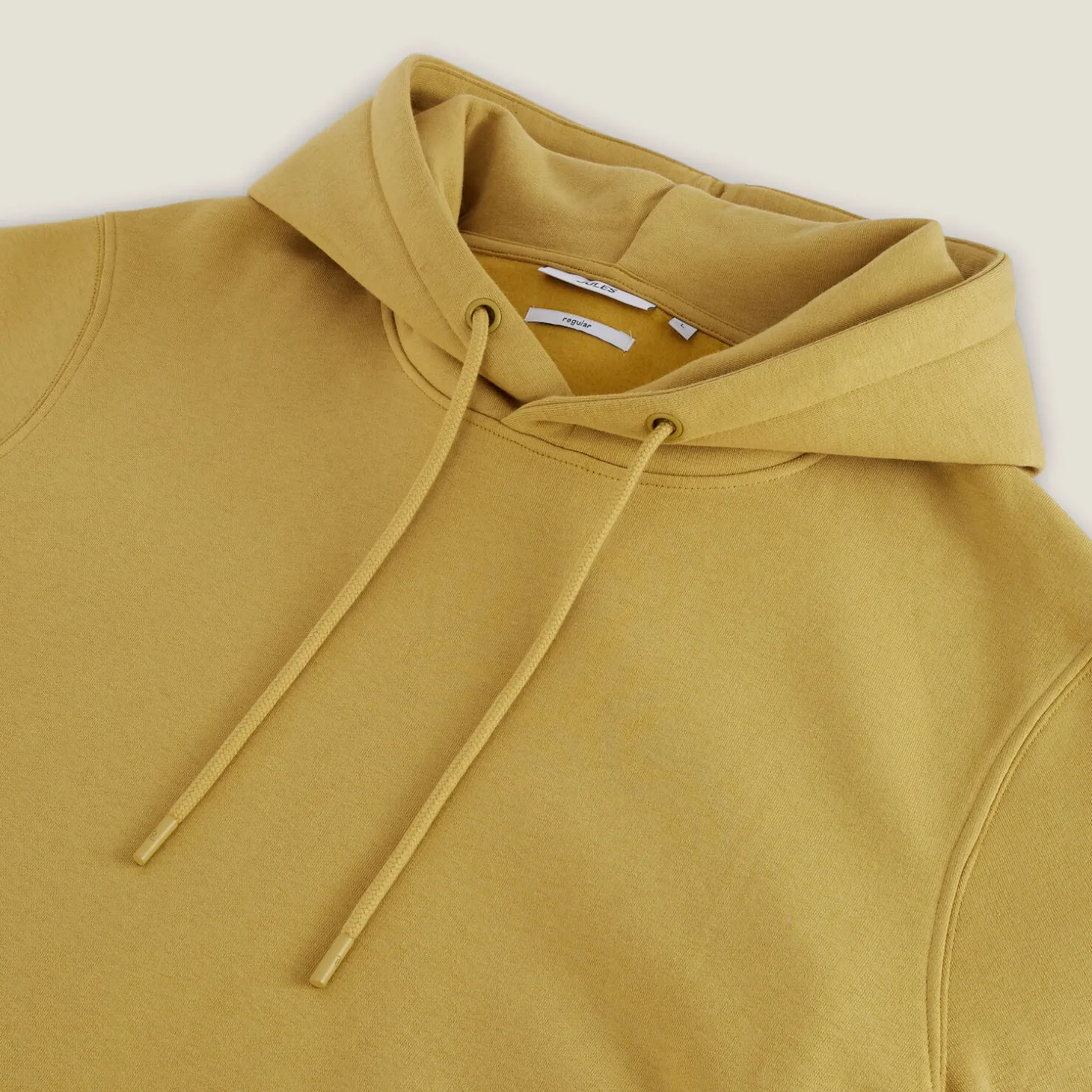 Shop Effen sweater met kap Sweater