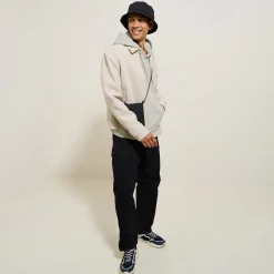 Fashion Effen sweater met kap en korte mouwen Sweater