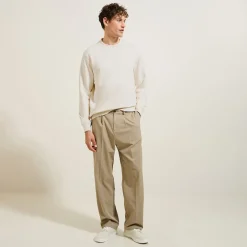 Best Sale Effen sweater met ronde hals Sweater