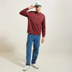 Sale Effen sweater met ronde hals Sweater