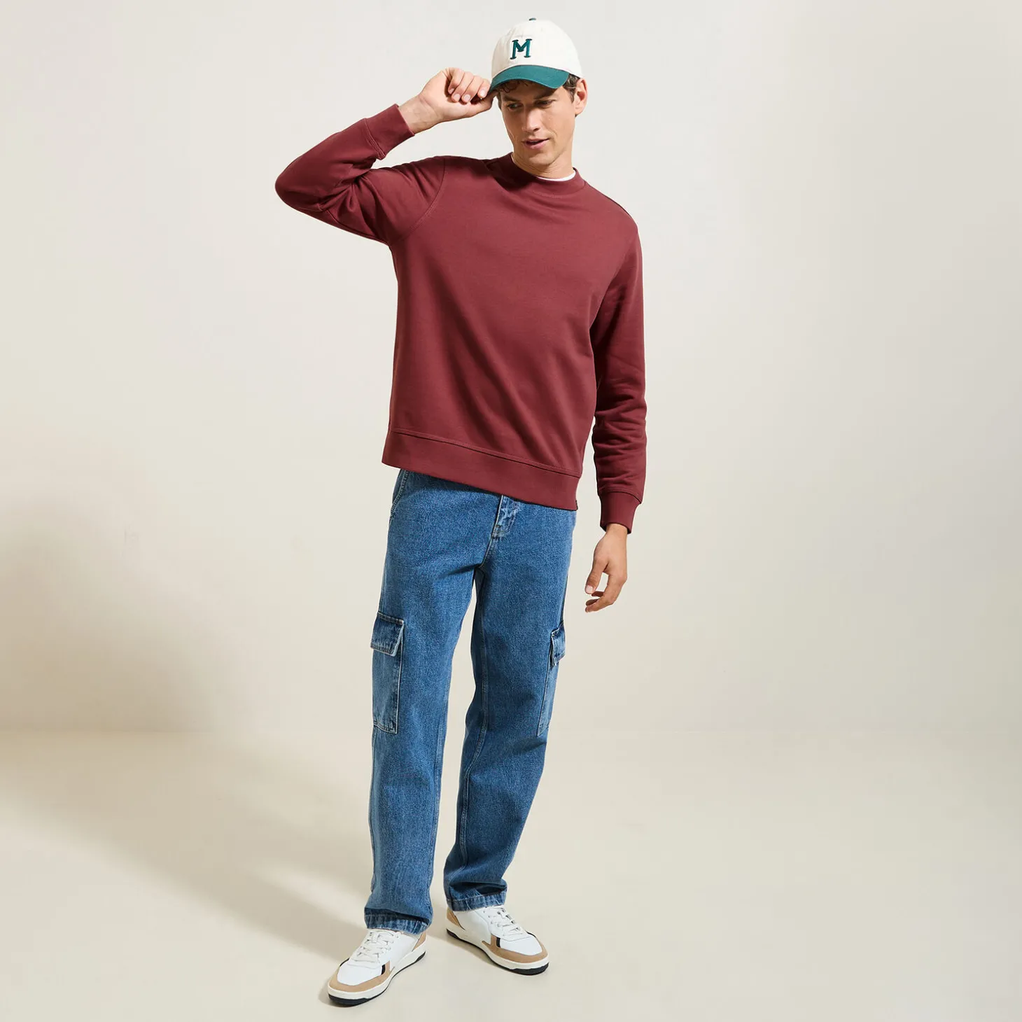 Sale Effen sweater met ronde hals Sweater