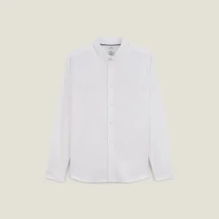 Clearance Elastaan overhemd in Oxford katoen Overhemd