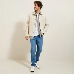 Best Elastaan overhemd in Oxford katoen Overhemd