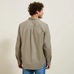 Best Elastaan overhemd in Oxford katoen Overhemd