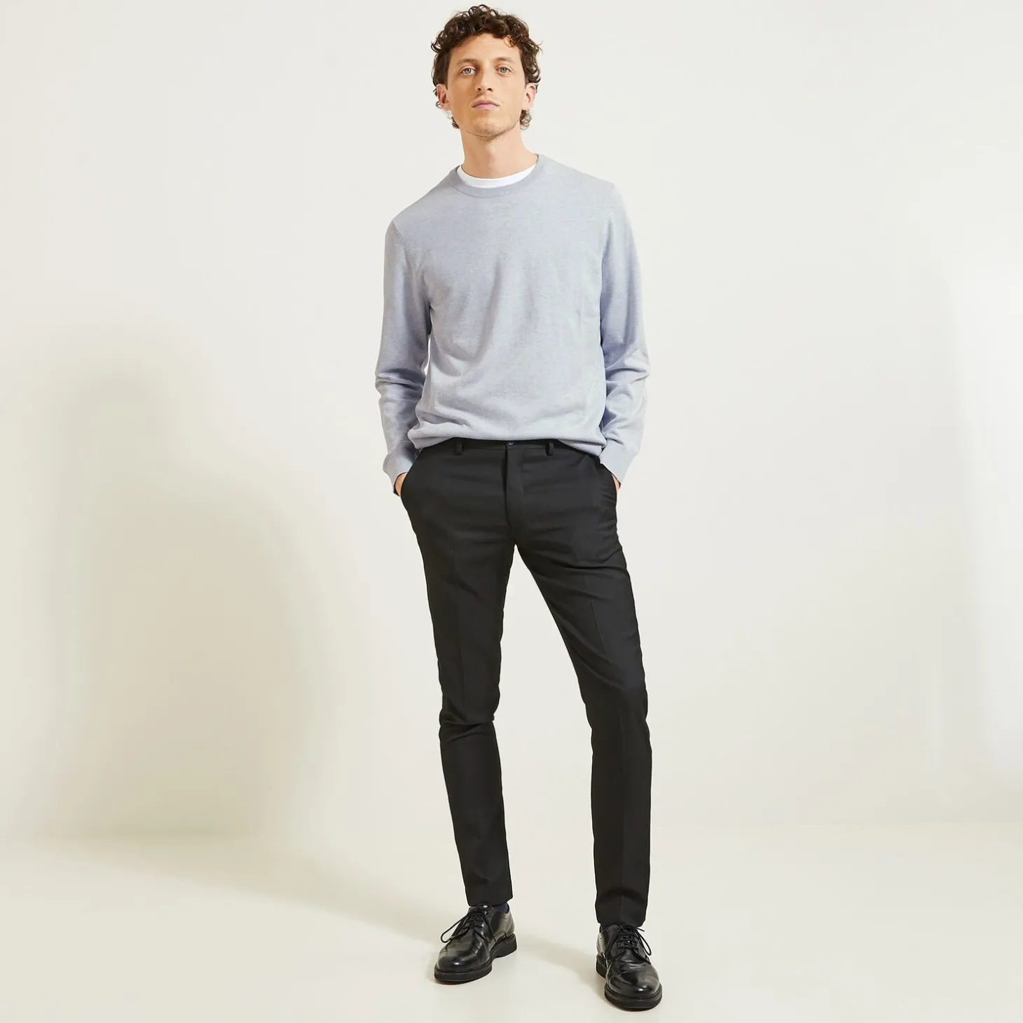 Clearance Essentiële trui met ronde hals Trui