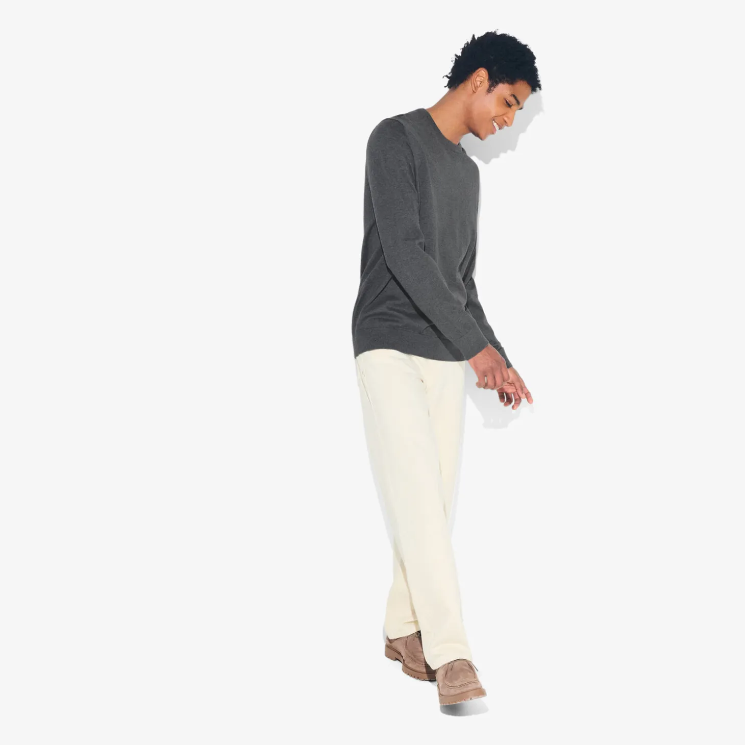 Flash Sale Essentiële trui met ronde hals Trui