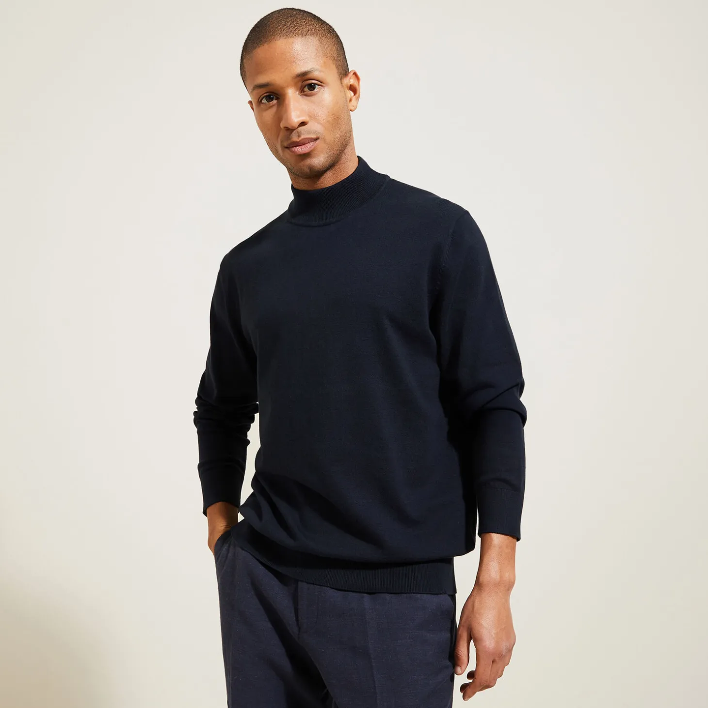 Flash Sale Essentiële trui met schoorsteenkraag Trui