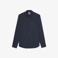 Hot Extraslim effen hemd in gerecyclede polyamide Formele Overhemden|Overhemd