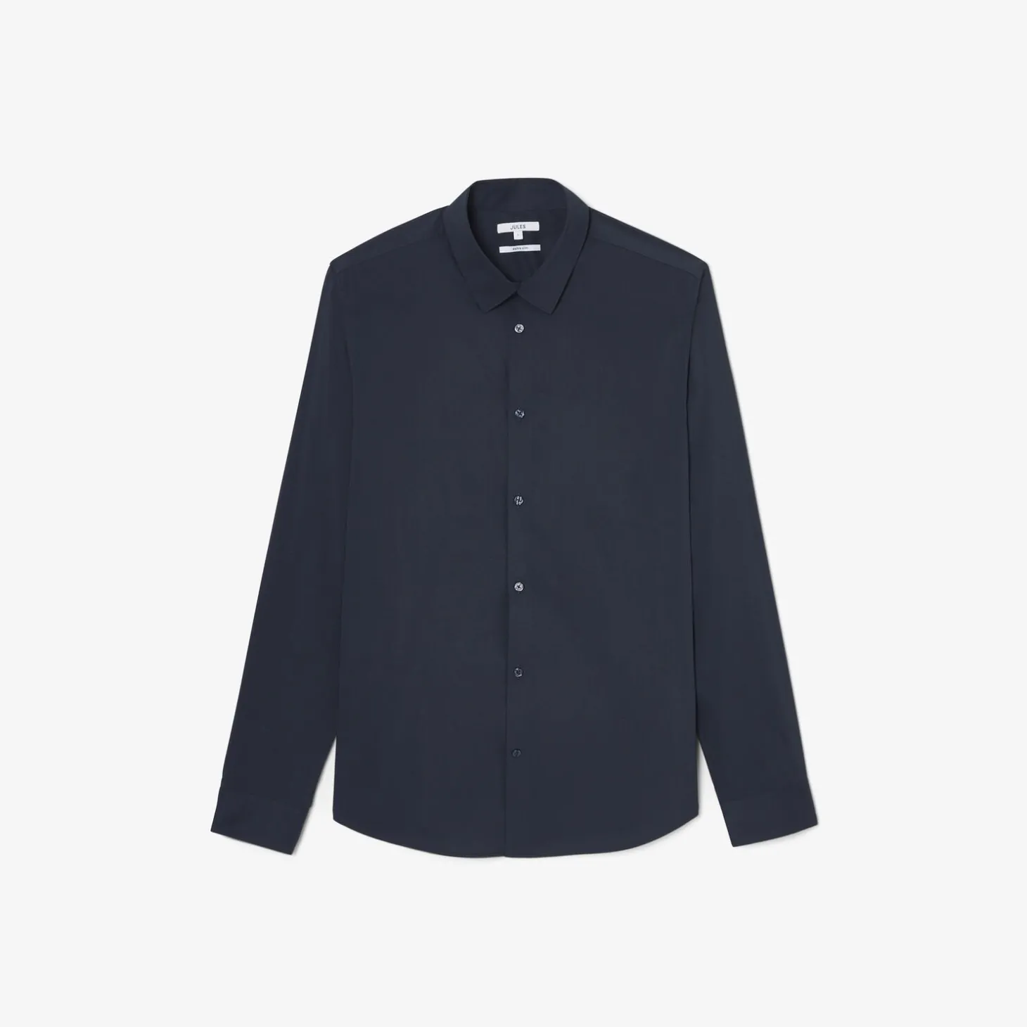 Hot Extraslim effen hemd in gerecyclede polyamide Formele Overhemden|Overhemd