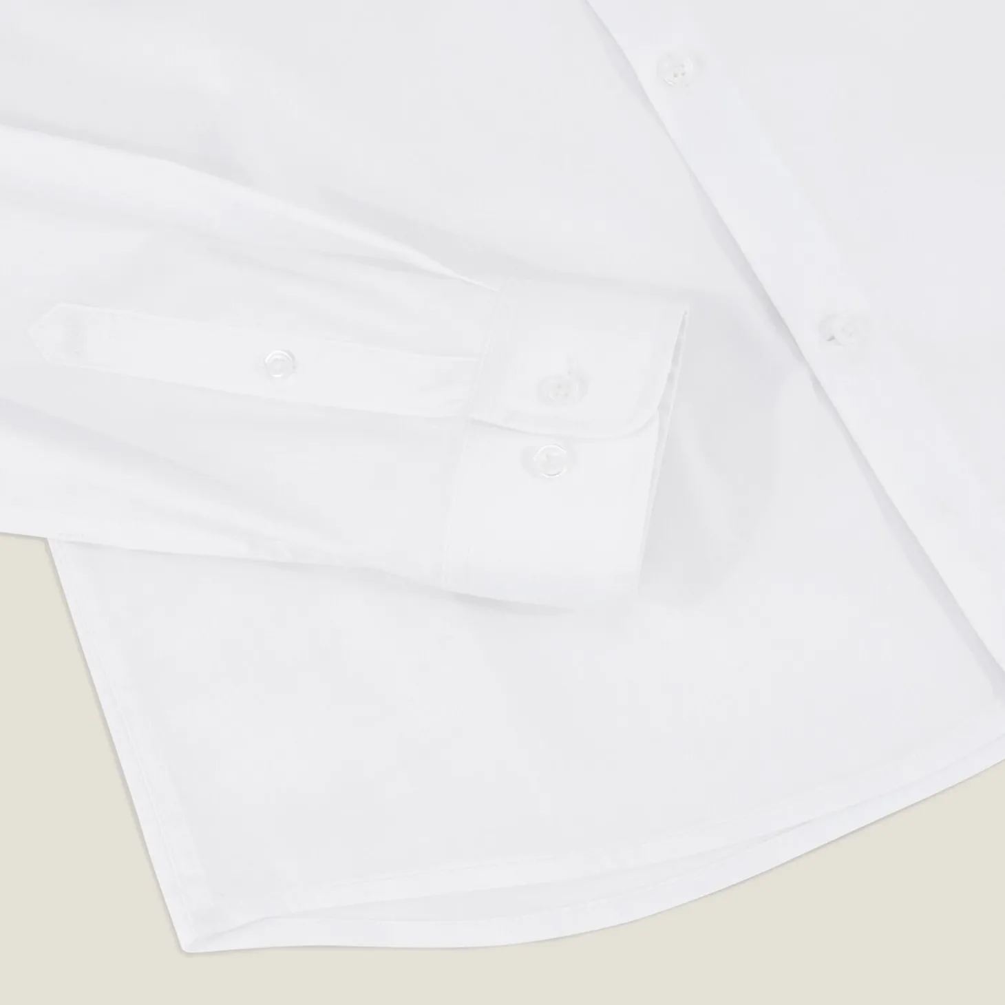 Store Extraslim effen hemd in gerecyclede polyamide Formele Overhemden|Overhemd