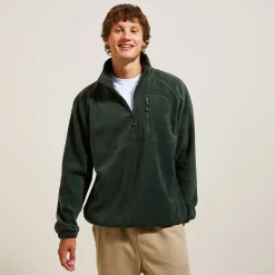 Online Fleecesweater met opstaande ritskraag Sweater