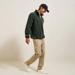 Online Fleecesweater met opstaande ritskraag Sweater