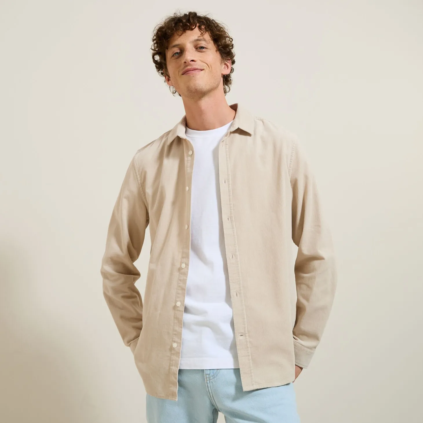 Outlet Fluwelen overhemd Overhemd