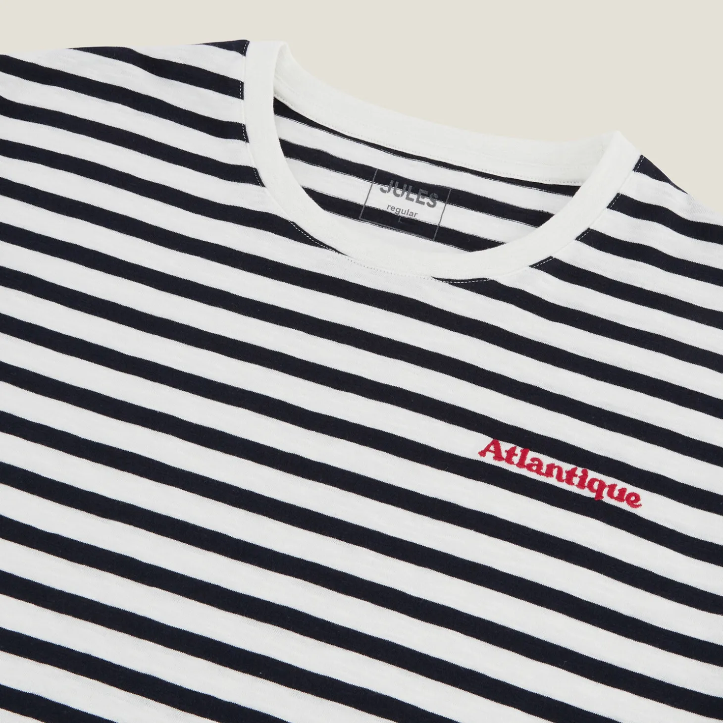 Best Geborduurde marine-T-shirt T-shirt