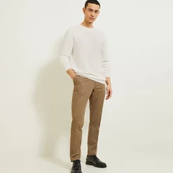 Discount Gemêleerde fantasie trui met ronde hals Trui