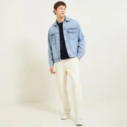 Best Gemêleerde trui met ronde hals, effen kleur Trui