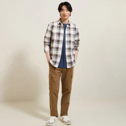 New Geruit flanellen overhemd Overhemd