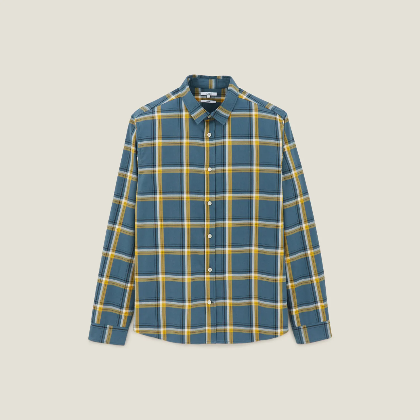 Discount Geruit flanellen overhemd Overhemd