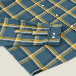 Discount Geruit flanellen overhemd Overhemd