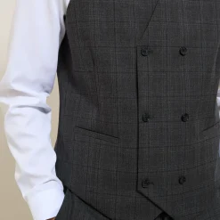 Discount Geruit kostuumgilet Kostuumgilet