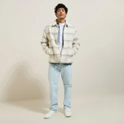 Clearance Geruit overhemdjas voor tussenseizoen Overshirt|Mantel & Jack