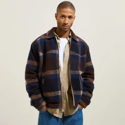 Fashion Geruite overhemd met sherpavoering Mantel & Jack|Overshirt