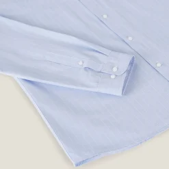 Best Sale Gestreept katoenen overhemd Overhemd|Formele Overhemden