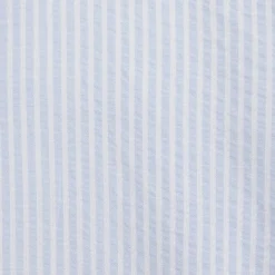 Cheap Gestreept overhemd in seersucker katoen Formele Overhemden|Overhemd