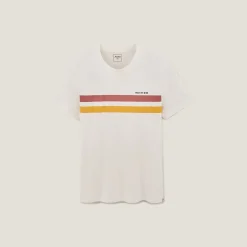 New Gestreept T-shirt met print T-shirt