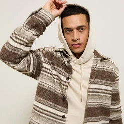 New Gestreepte overhemd Overshirt|Overhemd