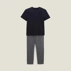 Discount Gestreepte pyjamaset Pyjama