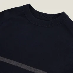 Outlet Gestreepte trui met ronde hals Trui