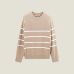 Store Gestreepte trui met ronde hals Trui
