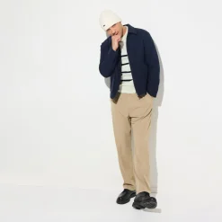 Hot Gestreepte trui met ronde hals Trui