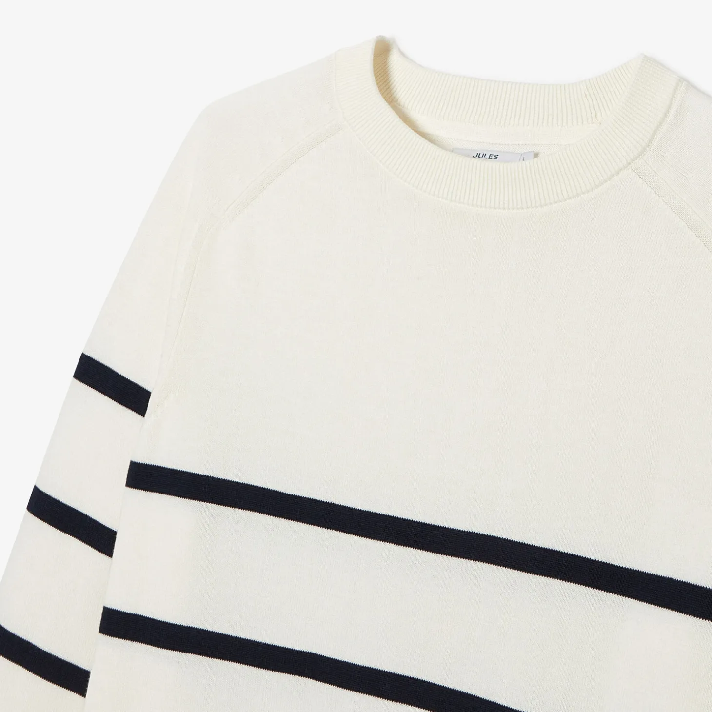 Hot Gestreepte trui met ronde hals Trui