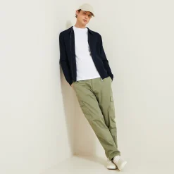 Cheap Giletvestje met hemdskraag Heren Gebreide Vesten Heren|Trui