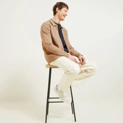 Clearance Giletvestje met hemdskraag Heren Gebreide Vesten Heren|Trui