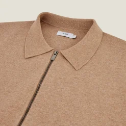 Clearance Giletvestje met hemdskraag Heren Gebreide Vesten Heren|Trui