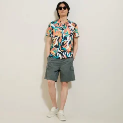 Flash Sale Hawaïhemd met bloemenprint, katoen Overhemd