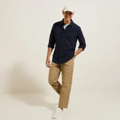 Best Sale Hemd in effen tricot Formele Overhemden|Overhemd