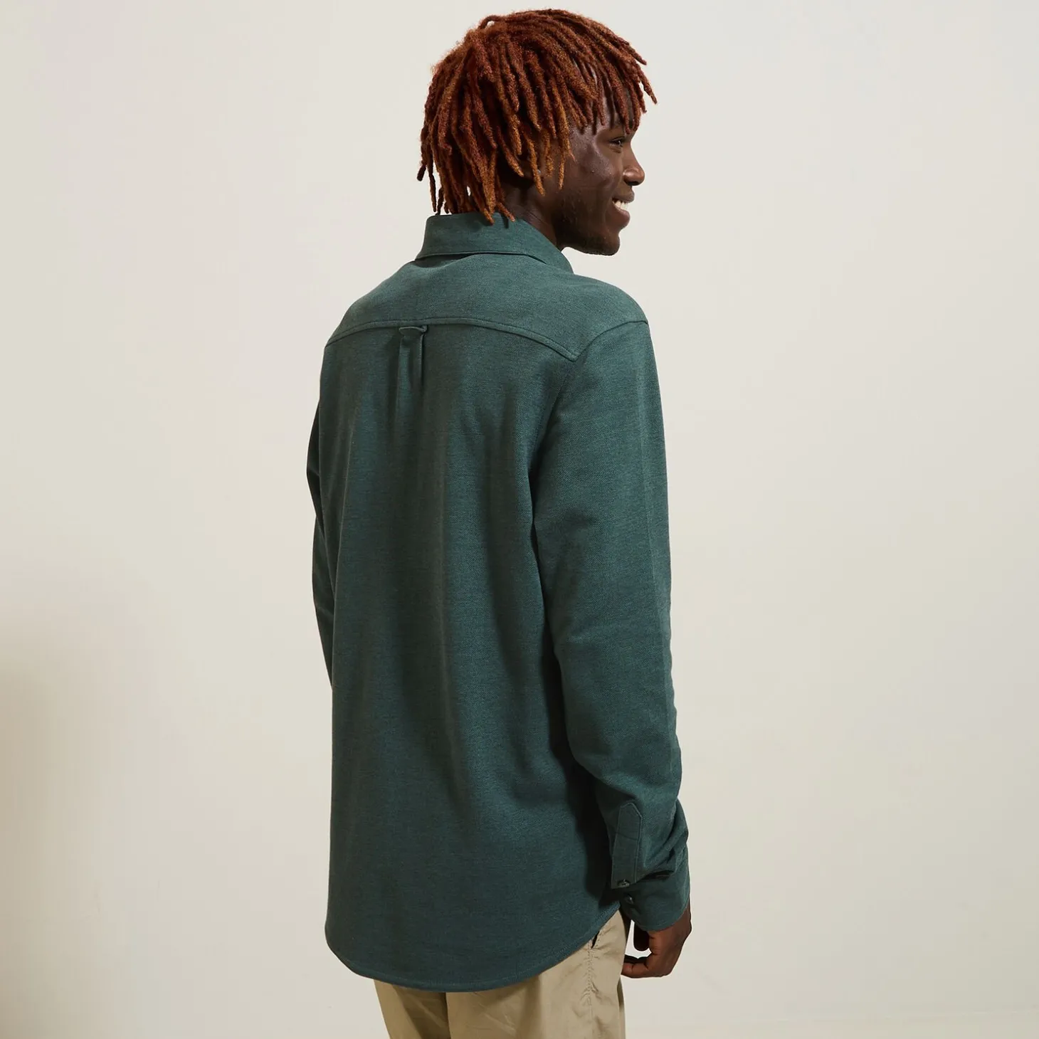 New Hemd in effen tricot Formele Overhemden|Overhemd