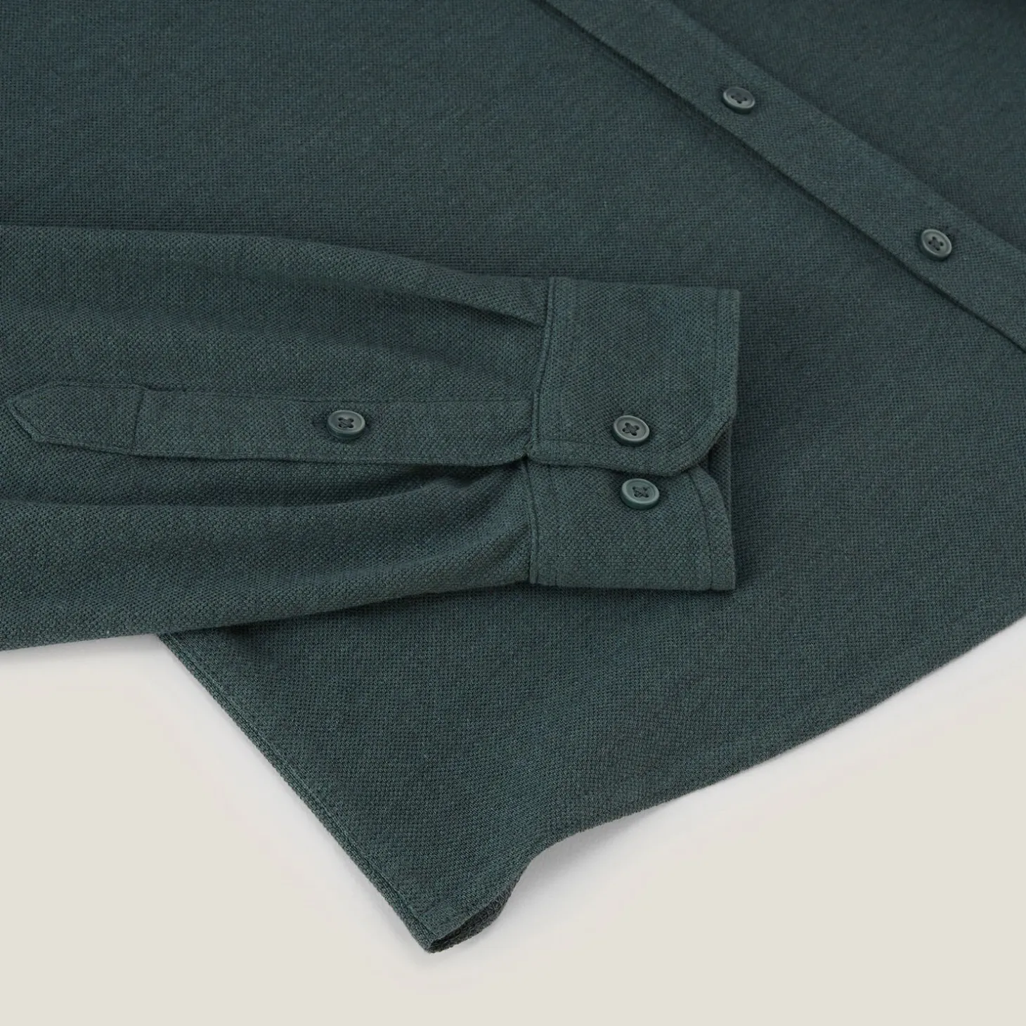 New Hemd in effen tricot Formele Overhemden|Overhemd