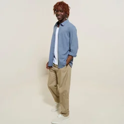 Hot Hemd in effen tricot Formele Overhemden|Overhemd