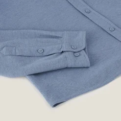 Hot Hemd in effen tricot Formele Overhemden|Overhemd