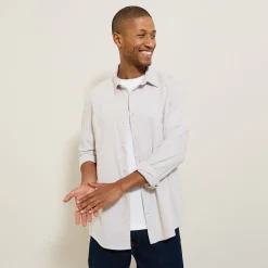 Hot Hemd in flanelkatoen met klassieke kraag Overhemd