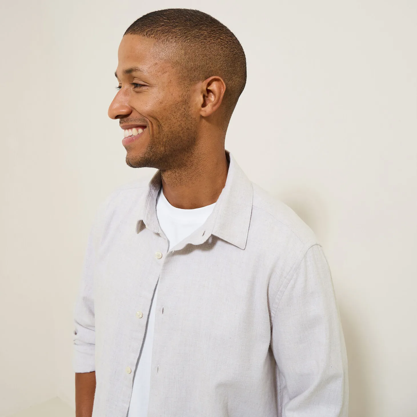 Hot Hemd in flanelkatoen met klassieke kraag Overhemd